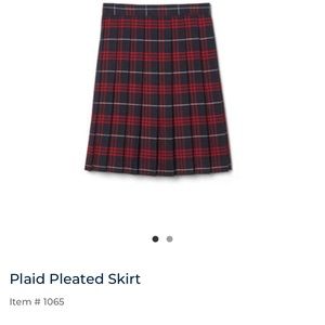 Plaid French Toast Pleated Uniform Skirt